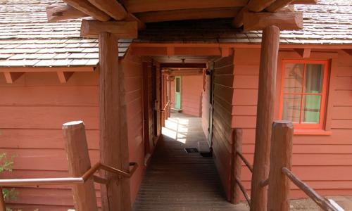 Bright Angel Lodge along the Grand Canyon