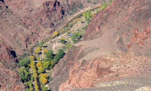 Phantom Ranch at the bottom of South Kaibab Trail