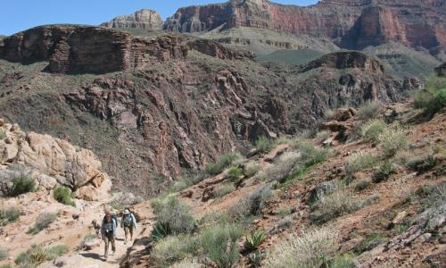 Bright Angel Trail in Grand Canyon National Park