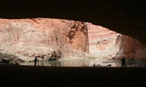 Colorado River Redwall Cavern