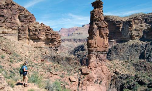 Tonto Trail in the Grand Canyon