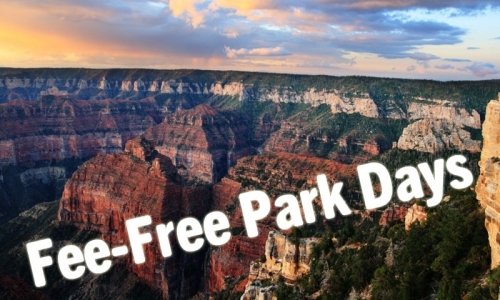 Grand Canyon National Park Arizona Fee Free Days
