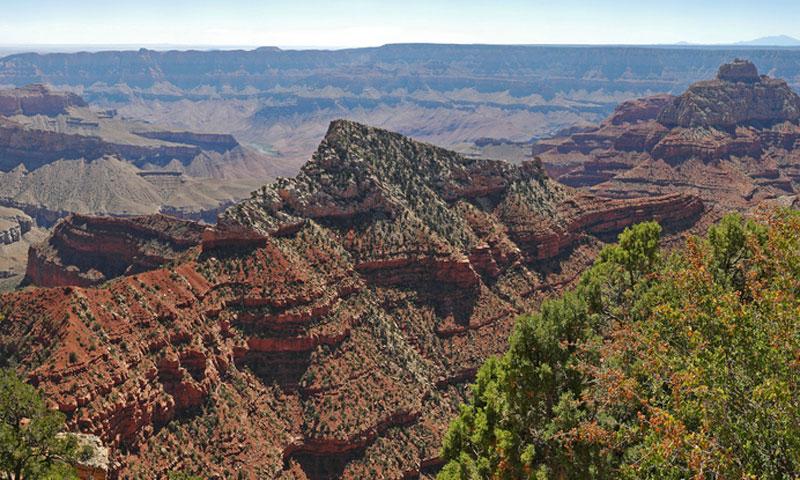 Cape Royal Road along the North Rim of the Grand Canyon