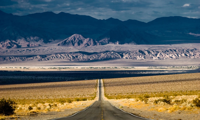 Scenic Drive into Death Valley National Park