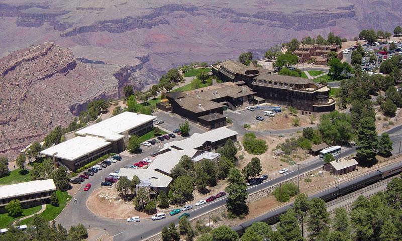 South Rim Village with El Tovar Hotel