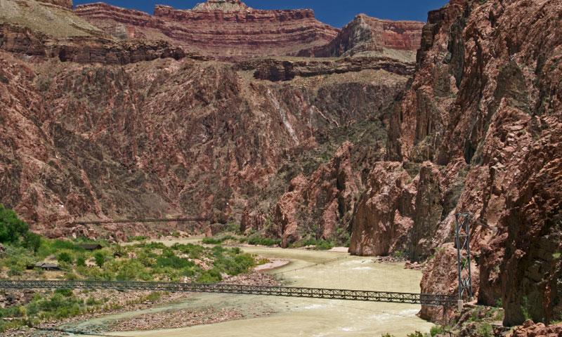 Suspension Bridge at Phantom Ranch
