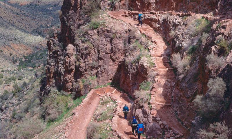 Bright Angel Trail in Grand Canyon National Park