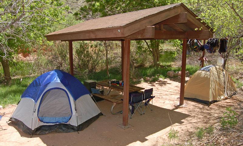 Indian Garden Campground along the Bright Angel Trail
