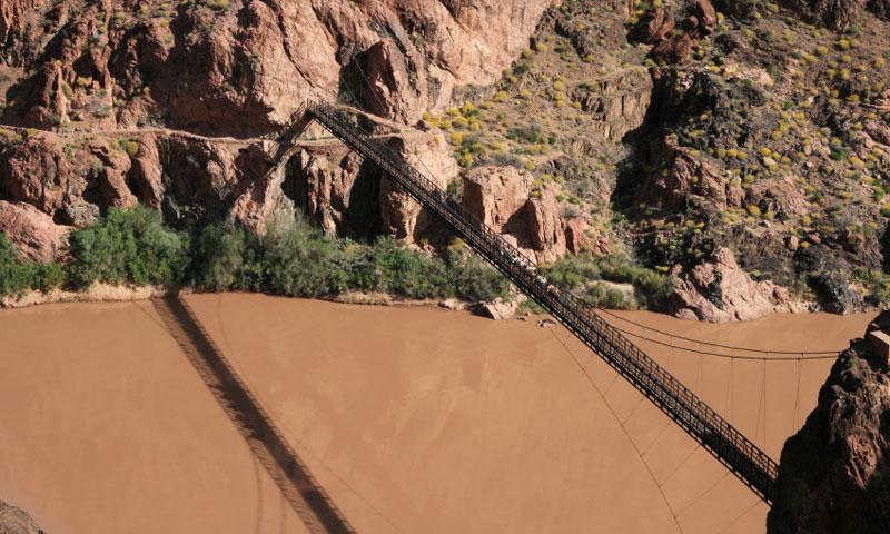 Suspension Bridge at Phantom Ranch