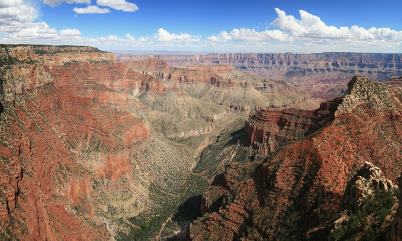 Walhalla Overlook along the North Rim