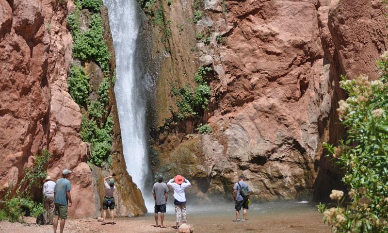 Hike to Deer Creek Falls from the Colorado River