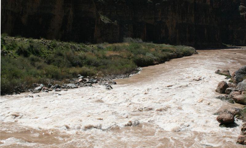 Overlooking Lava Falls Rapid