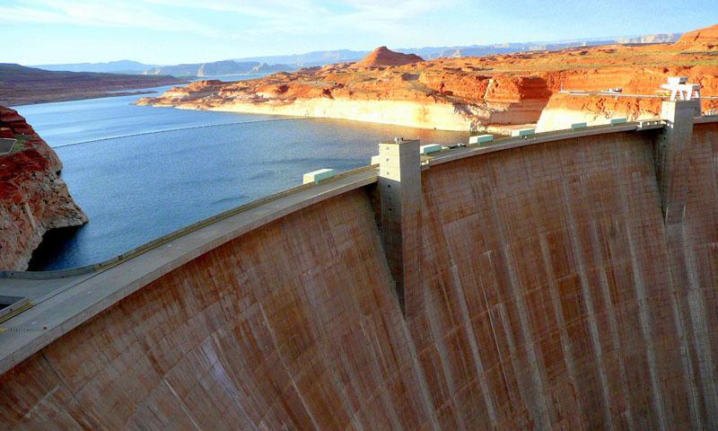 Glen Canyon Dam in Page Arizona