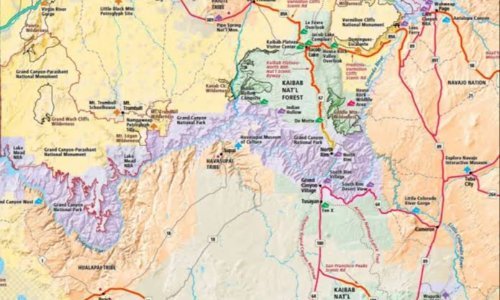 Grand Canyon National Park Map